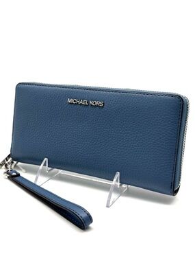 Michael Kors Large Continental Wallet Denim Blue